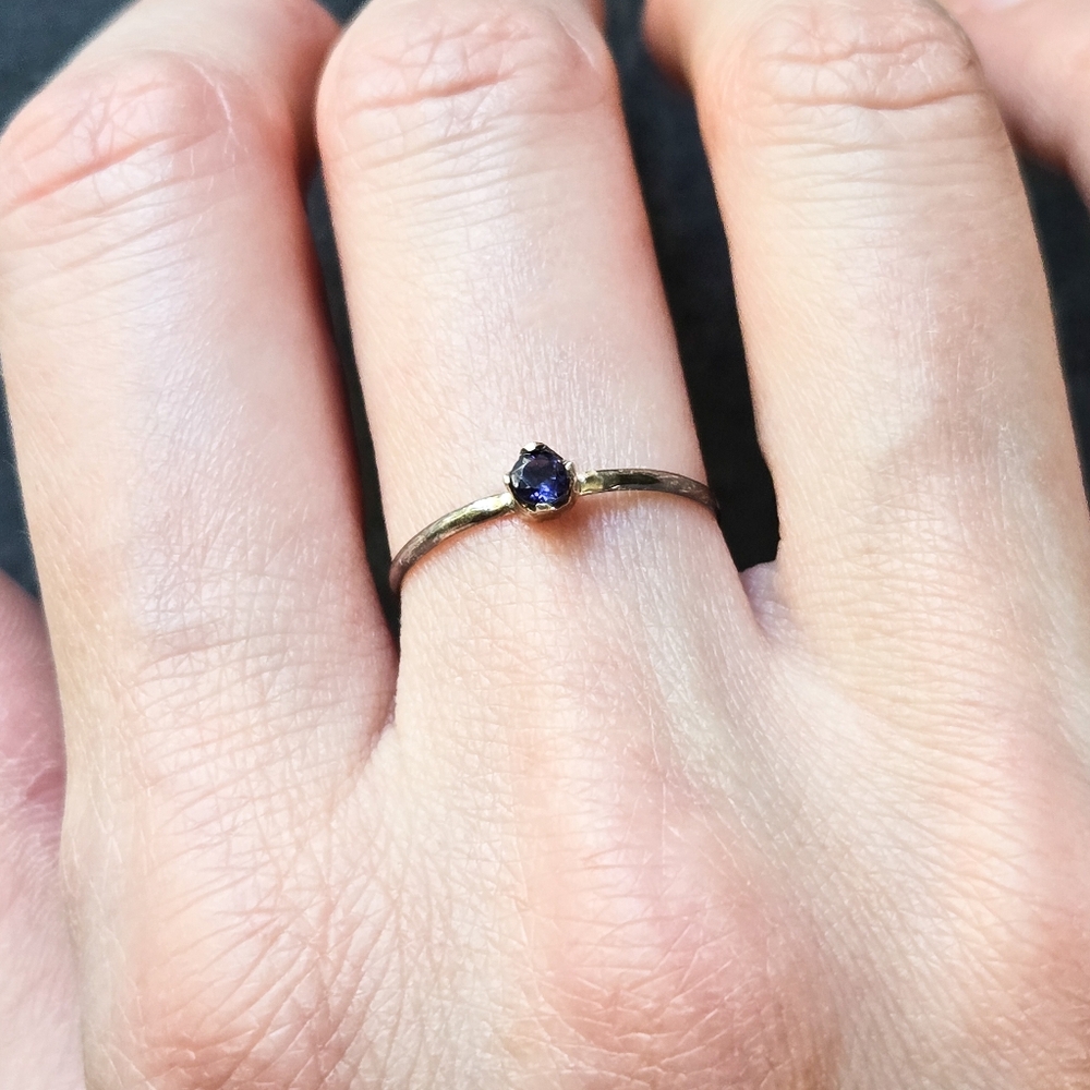 🦋LAST🦋 NWT Bentley & Lo Iolite and Sterling Silver Ring